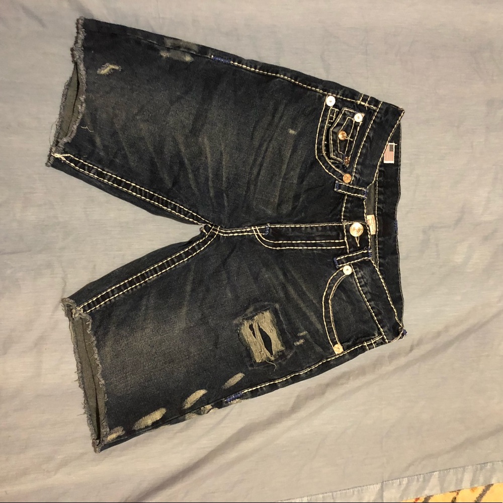 True religion true religion Cut off Jean shorts